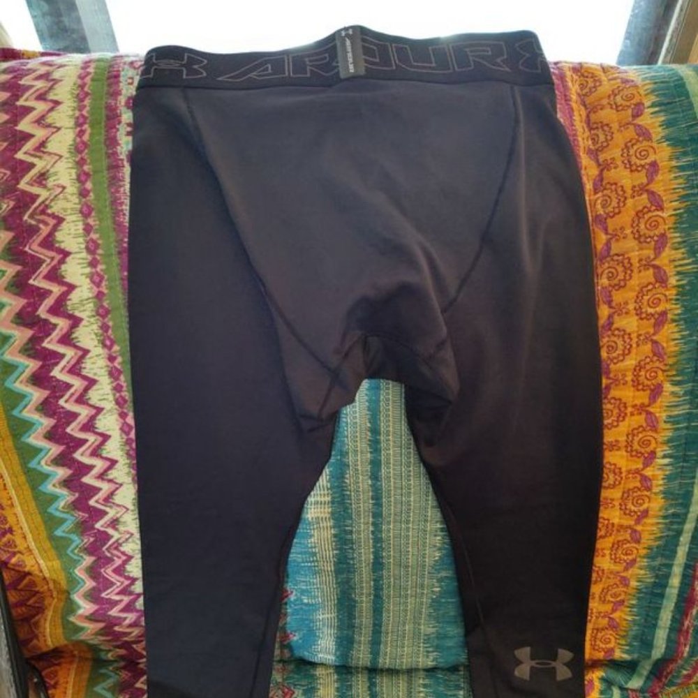 Sz M Winter Under Armour Compression Pants Black